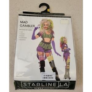 NWT Mad Gambler womens costume size size small